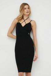 Calvin Klein ruha fekete, mini, testhezálló - fekete XS - answear - 30 990 Ft