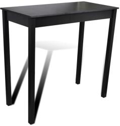 vidaXL Masă de bar MDF, negru, 115x55x107 cm (240378)