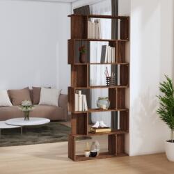 vidaXL Bibliotecă/Separator, stejar maro, 80x24x192 cm, lemn prelucrat (816061) Biblioteca