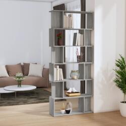 vidaXL Bibliotecă/Separator, gri sonoma, 80x24x192 cm, lemn prelucrat (816060) Biblioteca