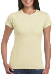 Gildan Női póló Csapott ujjú Gildan Softstyle Ladies' T-Shirt - S, Homokbarna