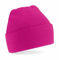 Beechfield Gyerek téli sapka Beechfield Junior Original Cuffed Beanie Egy méret, Fuchsia