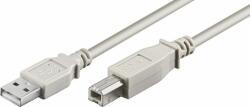 Goobay 93596 USB-A apa - USB-B apa 2.0 Nyomtató kábel - Szürke (1.8m) (93596)