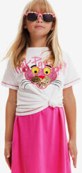 Desigual Lány Desigual Pink Panther Gyerek Póló 158/160 Fehér
