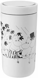 Stelton Cană de călătorie TO GO CLICK MOOMIN 200 ml, alb, Stelton