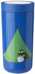 Stelton Cană de călătorie TO GO CLICK MOOMIN CAMPING 400 ml, albastru, Stelton