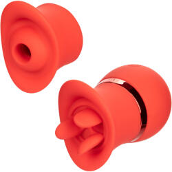 CalExotics French Kiss Suck & Play Set Red Vibrator