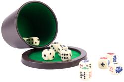 Engelhart Cupa de poker cu capac și 2 seturi de zaruri (300605)