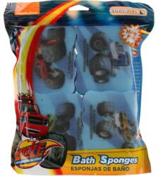 Suavipiel Set burete de baie Flash 4 bucăți, albastru deschis - Suavipiel Bath Sponges Blaze And The Monster Machines 4 buc