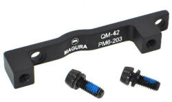Magura QM-42 tárcsafék adapter, PM 160-203, alumínium, fekete