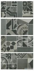 Marazzi D_Segni Blend Carbone Mosaico 19x38 cm-es padlólap M8WM (M8WM)