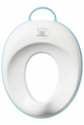 BabyBjörn - Reductor pentru toaleta Toilet Training Seat, White/Turquoise (058013A)
