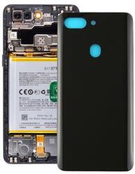  tel-szalk-1929696769 Akkufedél hátlap - burkolati elem Oppo R15 Pro, fekete (tel-szalk-1929696769)