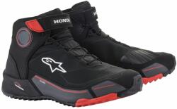Alpinestars - CR-X Drystar Honda motoros cipő (Fekete - piros - szürke)