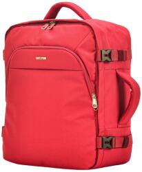 BONTOUR AIR Utazó Hátizsák, EasyJet méretű 45x36x20cm, Piros Színben (2111-Red)