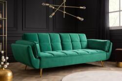 LuxD Nyitható kanapé Bailey 213 cm smaragdzöld