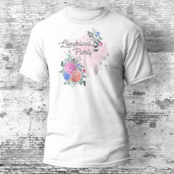 Partikellékek Lánybúcsú Party - boglárkás póló több színben