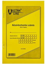 Vectraline Nyomtatvány készpénzfizetési számla VECTRALINE A/5 álló 50x3 lapos 1 áfás (B13-373/A/07) - fotoland