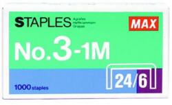 Max Tűzőkapocs MAX 24/6 1000 darabos (2M3-1M) - fotoland