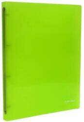 eCollection Gyűrűskönyv E-COLLECTION A/4 20 mm 4 gyűrű PP zöld (2-610) - fotoland
