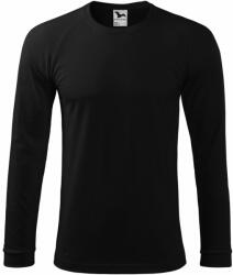 MALFINI Tricou cu mănecă lungă pentru bărbați Street LS - Neagră | M (1300114)