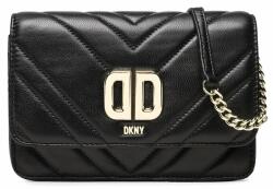 DKNY Дамска чанта DKNY Delphine Flp Cbody R23EBK74 Blk/Gold BDG (Delphine Flp Cbody R23EBK74)