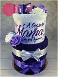  Törölköző torta "Mama