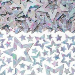 amscan Konfetti fényes Ezüst csillag 141g (LUFI411838)