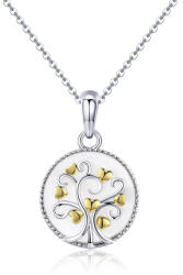 GALAS Colier cu lantisor din argint 925 Beautiful Hearts Tree (SCN296)