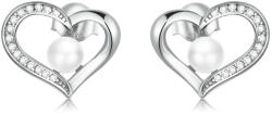 GALAS Cercei din argint 925 Love shell pearl-simple (BSE550-A)