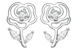 GALAS Cercei din argint 925 Rose Earrings (BSE714)
