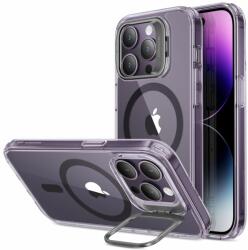 ESR Carcasa ESR Classic Kickstand Halolock MagSafe compatibila cu iPhone 14 Pro Clear/Purple (4894240175644)