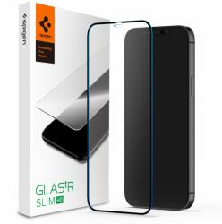 Spigen Folie sticla Case friendly Spigen Glass FC compatibila cu iPhone 12/12 Pro Black (AGL01512)