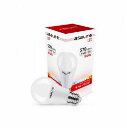 Asalite LED Izzó A60 gömb E27 7W 3000K (630 lumen) (ASAL0031) - asalite