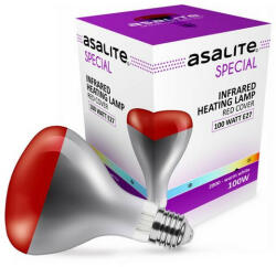 Asalite Infra Izzó R125 E27 100W Piros (ASAL0040)