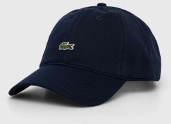 Lacoste pamut baseball sapka sötétkék, nyomott mintás - sötétkék Univerzális méret