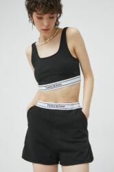 Tommy Jeans rövidnadrág női, fekete, sima, magas derekú - fekete M - answear - 24 990 Ft