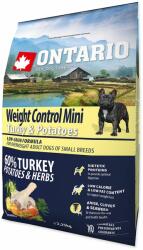 ONTARIO Mini Weight Control Turkey & Potato 2,25 kg