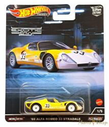 Mattel Hot Wheels - Car Culture 69 Alfa Romeo 33 Stradale kisautó (HCJ91)