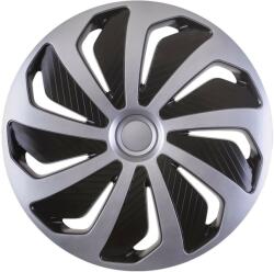 VERSACO Set 4 capace roti model WIND 15" - SILVER & BLACK (AVX-AM10671)