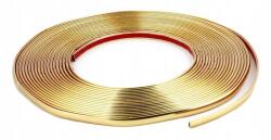 AVEX Rola Ornament autoadeziv, 10mm x 15m, culoare Crom GOLD (AVX-T240717-10) - casaplus