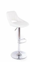 G21 Aletra bárszék, fehér, műbőr (G-21-B521) - epenta