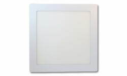 LEDmaster 18 W-os falon kívüli meleg fehér, négyzet alakú LED-es mennyezetlámpa (ML2158)