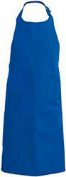 Kariban Uniszex, női, férfi zsebes kötény, szakács, pincér Kariban KA885 Cotton Apron With pocket -Egy méret, Royal Blue