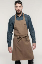 Kariban Uniszex, női, férfi kötény, szakács, pincér Kariban KA8000 polycotton Apron Without pocket -Egy méret, Marsala