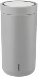 Stelton Термос чаша TO GO CLICK 200 ml, матова светло сива, Stelton (SN67513)