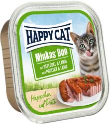 Happy Cat Minkas Duo - Pasăre și miel 6 x 100 g
