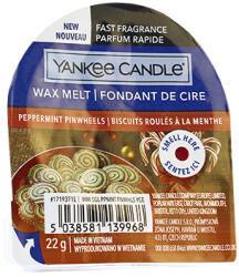 Yankee Candle Peppermint Pinwheels illatos viasz 22 g