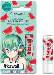 4Organic Balsam de buze Pepene verde - 4Organic #Kawaii Watermelon Lip Balm 5 g