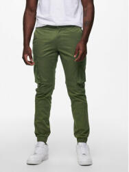 ONLY & SONS Pantaloni din material 22016687 Verde Tapered Fit